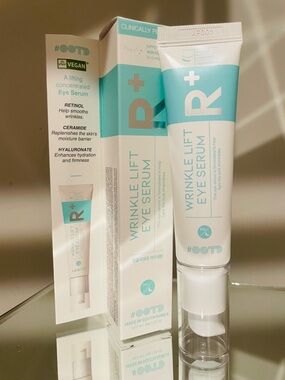 R+ Wrinkle Lift Eye Serum — Cream & Turquoise